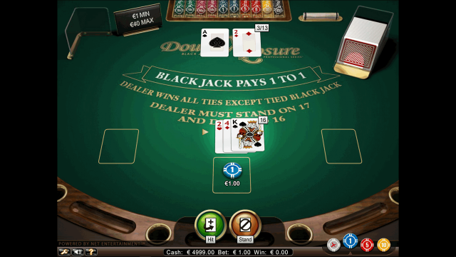 Игровой интерфейс Double Xposure Blackjack Pro Series 1