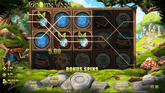 Бонусная игра Gnome Wood 4