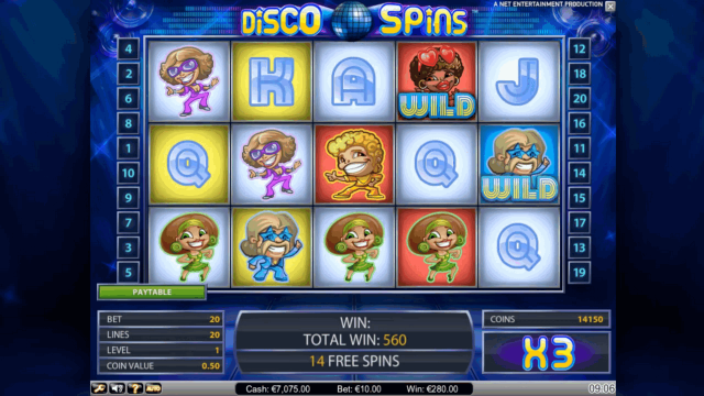 Бонусная игра Disco Spins 10