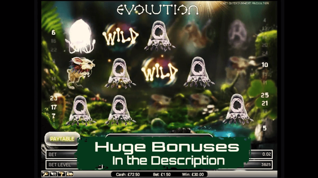 Бонусная игра Evolution 4