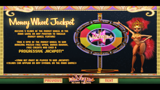 Игровой интерфейс Mr. Vegas 4